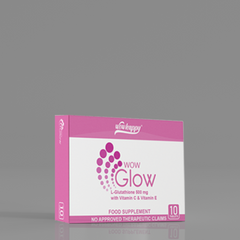 Wow Glow Glutathione Tablets with Vitamin C & E, Biotin, ALA, Grapeseed, L-Lysine
