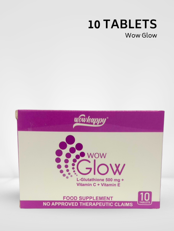 Wowhappy WOW GLOW GLUTATHIONE Tablets with Vitamin C & E, Biotin, ALA, Grapeseed, L-Lysine [ FDA Approved ]
