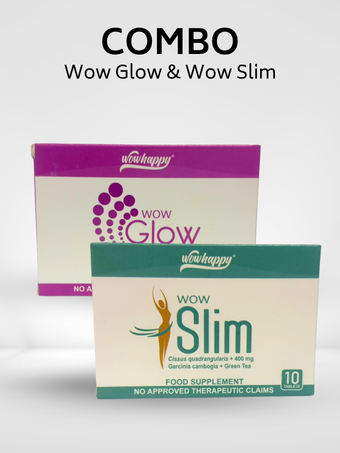 Wowhappy SLIM & GLOW Combo 20 Tablets | Weight Loss & Beauty Supplement | FDA Approved EXPIRY DATE : JANUARY 2028 340
