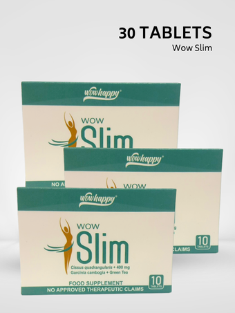 Wowhappy WOW SLIM Herbal Dietary Food Supplement Weight Loss Pills | Supports Healthy Lifestyle EXPIRY : JANUARY 2028