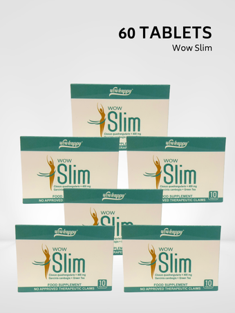 Wowhappy WOW SLIM Herbal Dietary Food Supplement Weight Loss Pills | Supports Healthy Lifestyle EXPIRY : JANUARY 2028