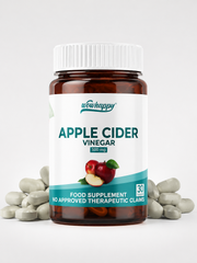 Wowhappy APPLE CIDER VINEGAR 500mg 30 Tablets | ACV Supplement For Weight Loss & Digestive Wellness - FDA Approved