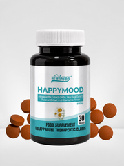 Wowhappy HAPPYMOOD 30 Tablets Food Supplements | Daily Mood, Wellness & Stress Support | FDA Approved