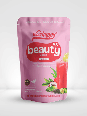Wowhappy Beauty Juice - Lychee Flavor (10 Sachets)