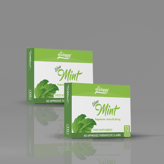 Buy 1 Take 1 Wow Mint for quick relief from Stomach ache, Indigestion, Gas & Acidity - 20 caps