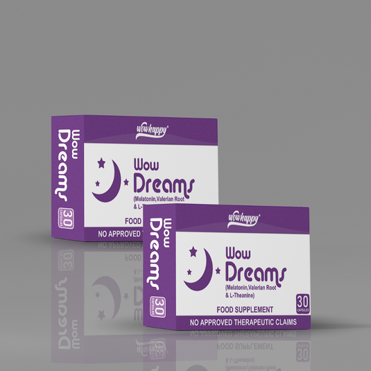 Buy 1 Take 1 Wowhappy Wow Dreams Natural Sleep Aid Supplements Melatonin, L-Theanine & Valerian Root